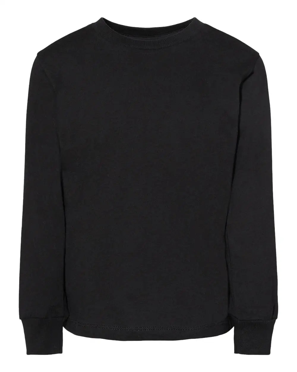 Bella + Canvas 3501t Toddler Jersey Long Sleeve Tee - Black