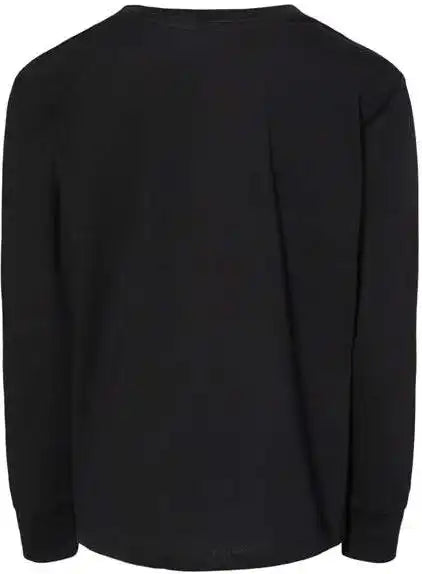 Bella + Canvas 3501t Toddler Jersey Long Sleeve Tee Black