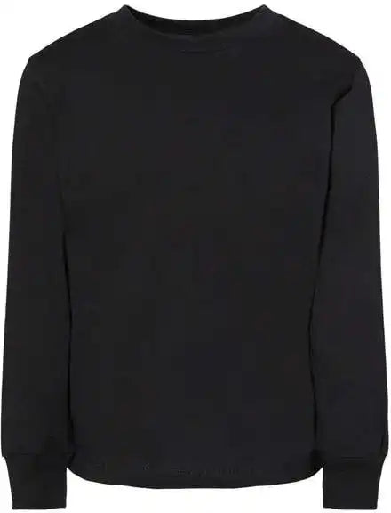 Bella + Canvas 3501t Toddler Jersey Long Sleeve Tee Black