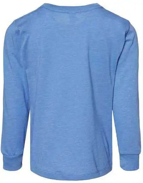 Bella + Canvas 3501t Toddler Jersey Long Sleeve Tee Heather Columbia Blue
