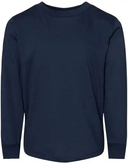 Bella + Canvas 3501t Toddler Jersey Long Sleeve Tee Navy