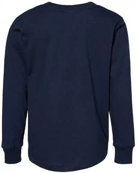 Bella + Canvas 3501t Toddler Jersey Long Sleeve Tee Navy