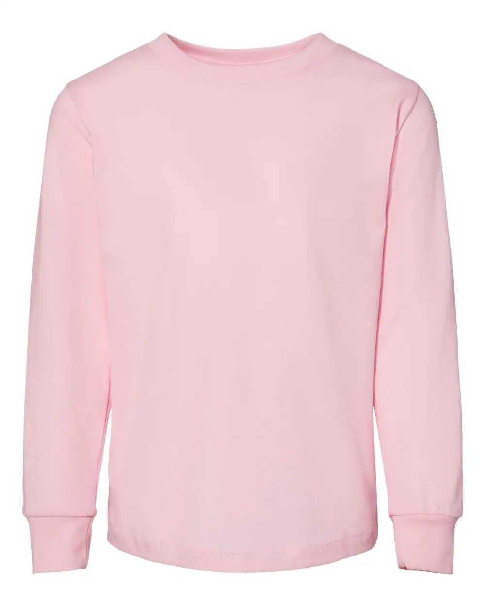 Bella + Canvas 3501t Toddler Jersey Long Sleeve Tee - Pink