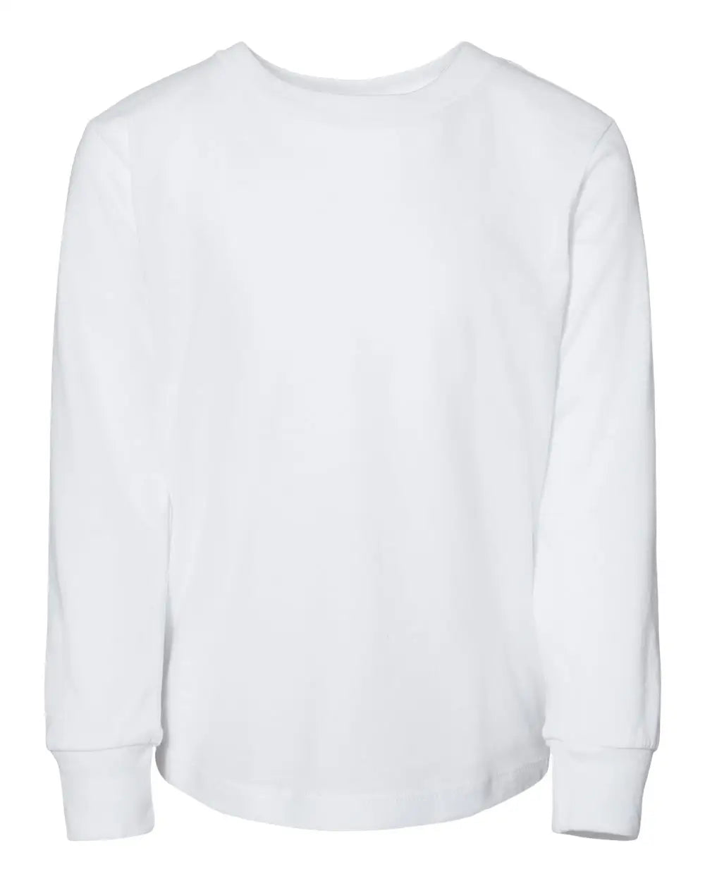 Bella + Canvas 3501t Toddler Jersey Long Sleeve Tee - White - 4t