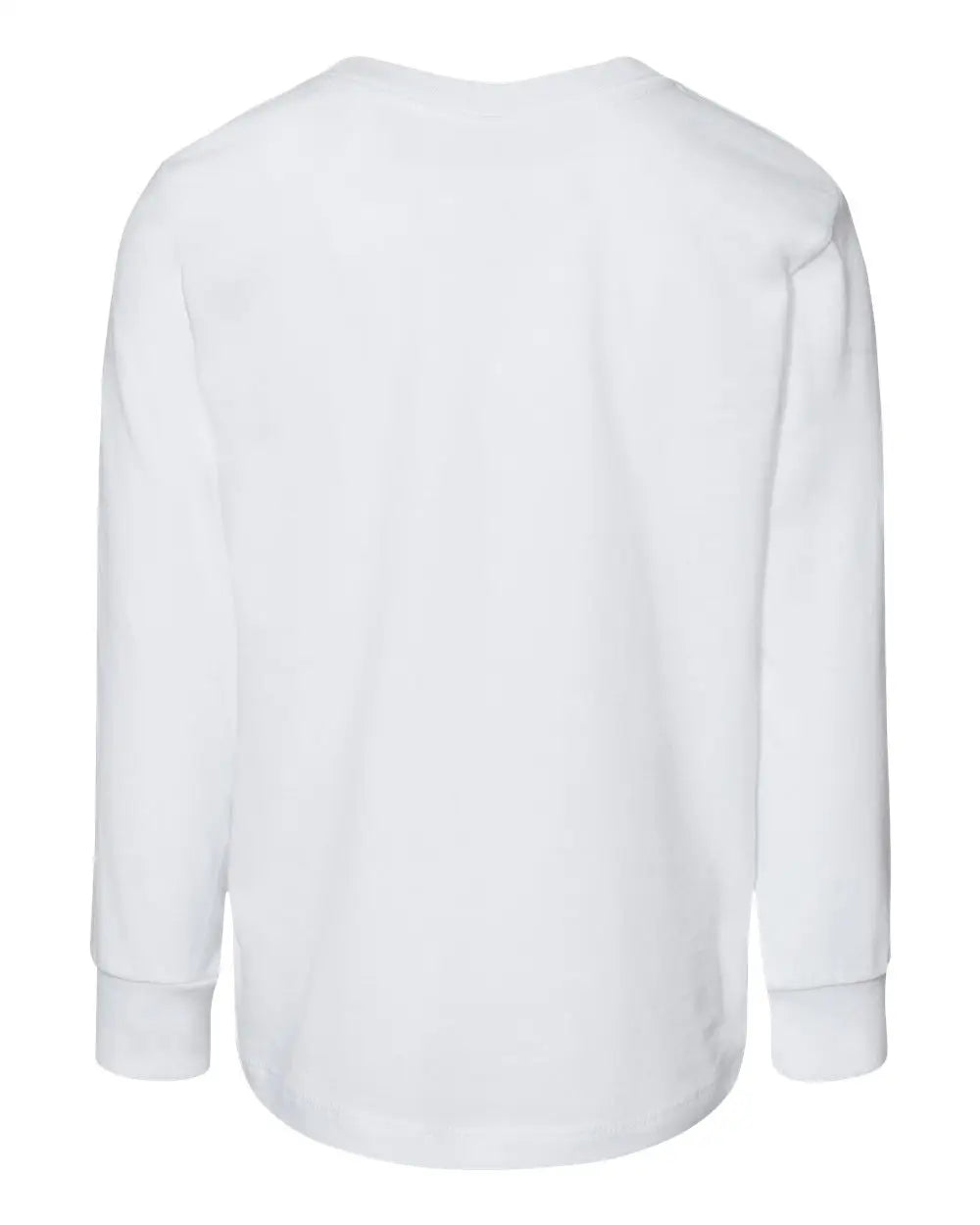 Bella + Canvas 3501t Toddler Jersey Long Sleeve Tee - White - 4t