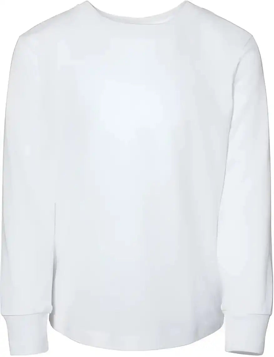 Bella + Canvas 3501t Toddler Jersey Long Sleeve Tee White