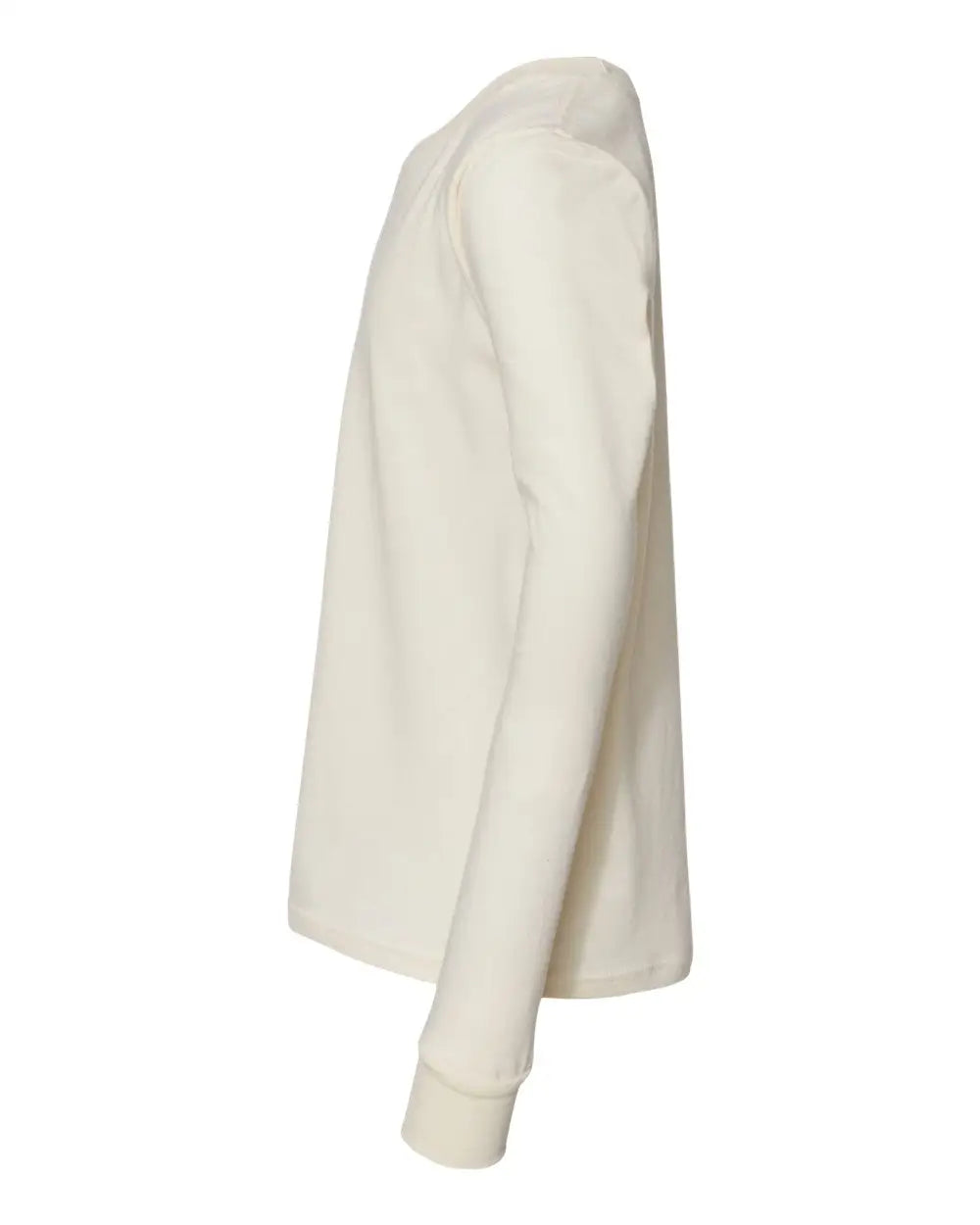 Bella + Canvas 3501y Youth Jersey Long Sleeve Tee - Natural
