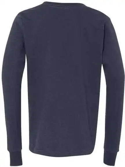 Bella + Canvas 3501y Youth Jersey Long Sleeve Tee Navy
