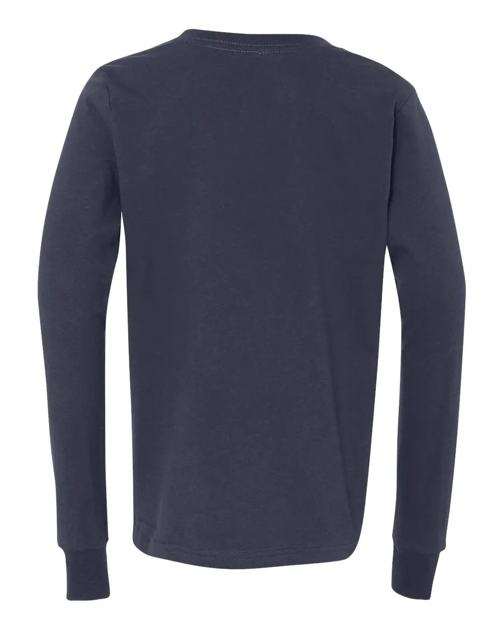 Bella + Canvas 3501y Youth Jersey Long Sleeve Tee - Navy
