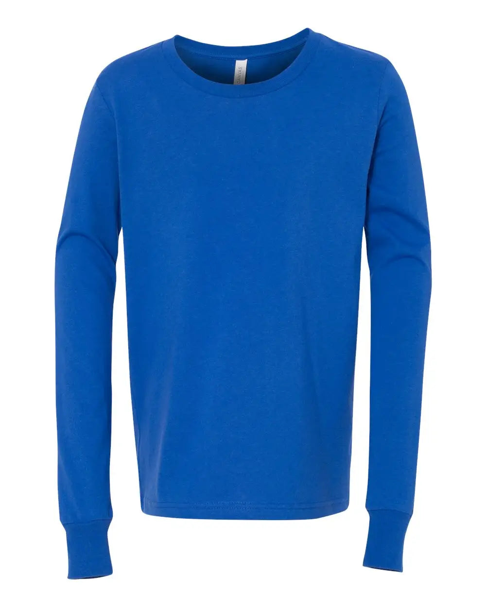Bella + Canvas 3501y Youth Jersey Long Sleeve Tee - True Royal - s