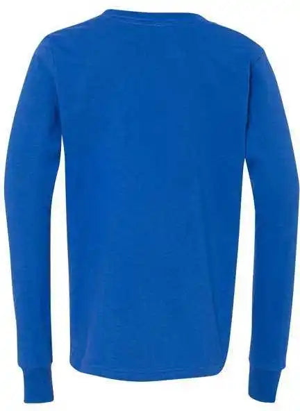 Bella + Canvas 3501y Youth Jersey Long Sleeve Tee True Royal
