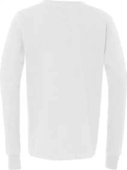 Bella + Canvas 3501y Youth Jersey Long Sleeve Tee White