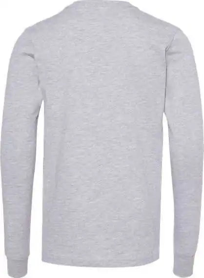 Bella + Canvas 3501ycvc Youth Heather Cvc Long Sleeve Tee - Athletic