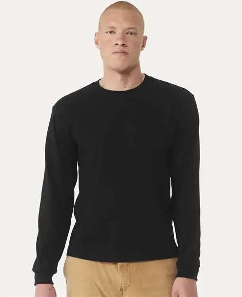 Bella + Canvas 3511 6 Oz. Heavyweight Long Sleeve Tee - Black