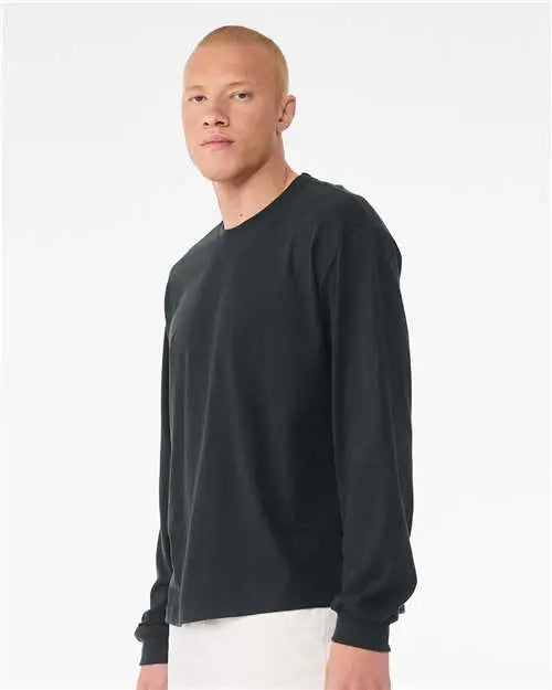 Bella + Canvas 3511 6 Oz. Heavyweight Long Sleeve Tee - Dark Grey