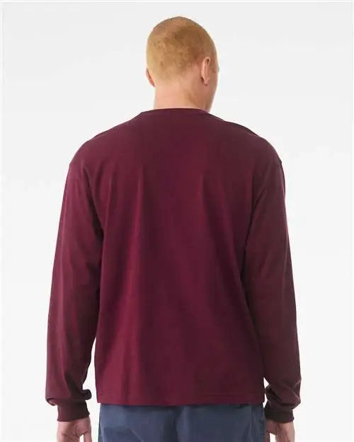 Bella + Canvas 3511 6 Oz. Heavyweight Long Sleeve Tee - Maroon