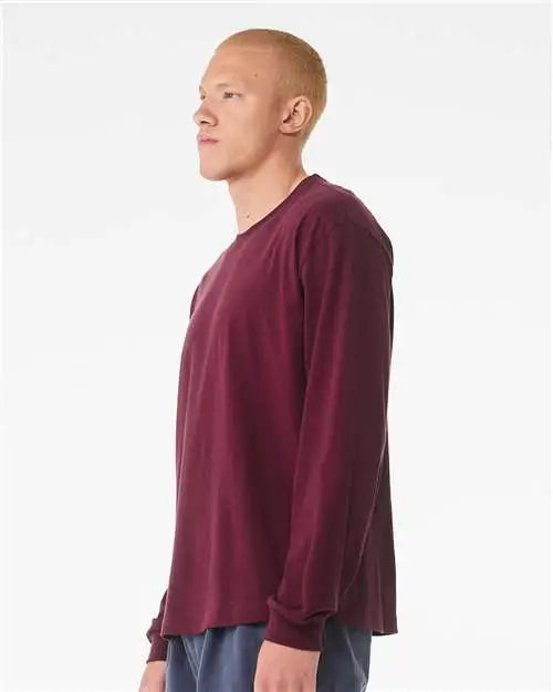 Bella + Canvas 3511 6 Oz. Heavyweight Long Sleeve Tee - Maroon