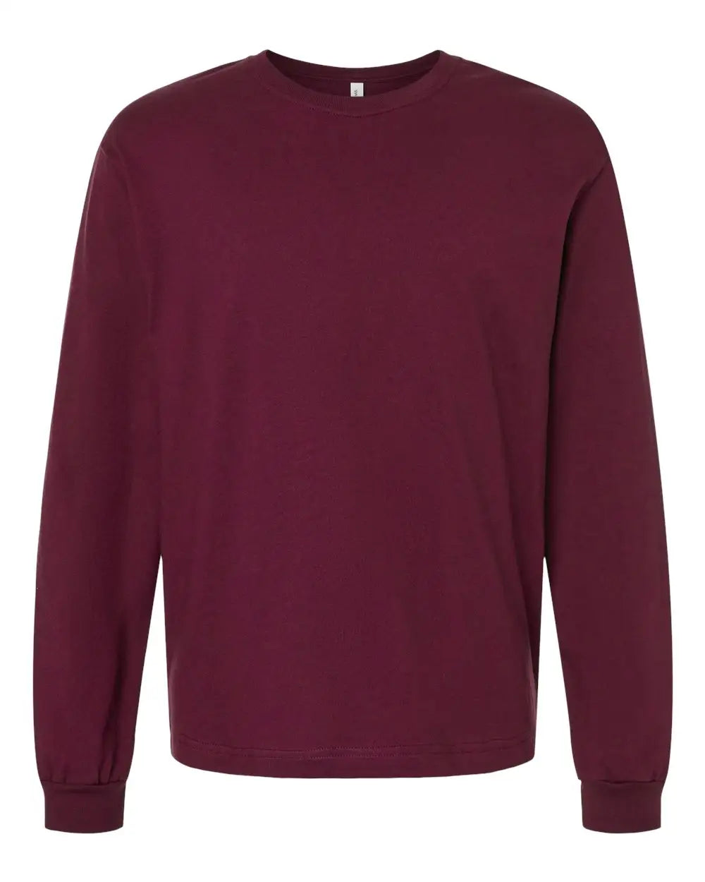 Bella + Canvas 3511 6 Oz. Heavyweight Long Sleeve Tee - Maroon - Xs