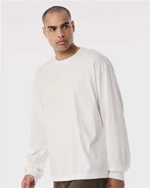 Bella + Canvas 3511 6 Oz. Heavyweight Long Sleeve Tee - Vintage White