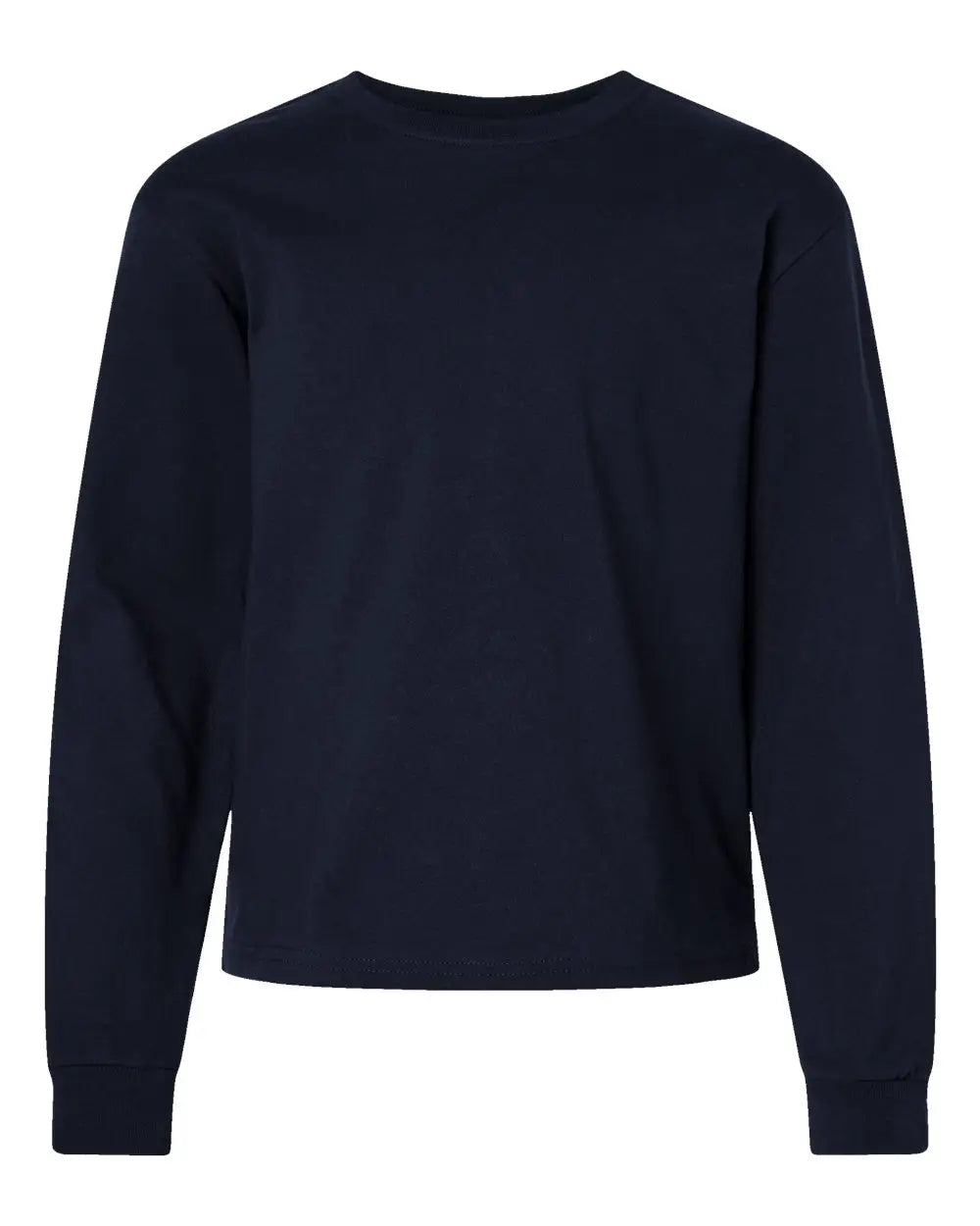 Bella + Canvas 3511y Youth 6oz. Heavyweight Long Sleeve Tee - Navy