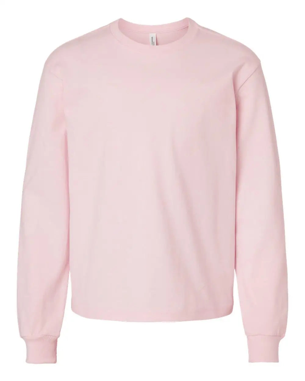 Bella + Canvas 3511y Youth 6oz. Heavyweight Long Sleeve Tee - Soft Pink - s