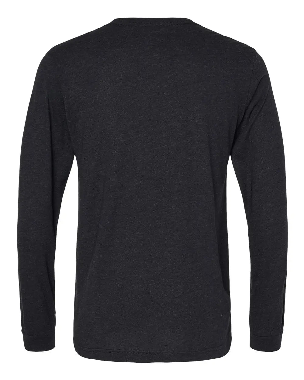 Bella + Canvas 3513 Triblend Long Sleeve Tee - Black Heather - Xs