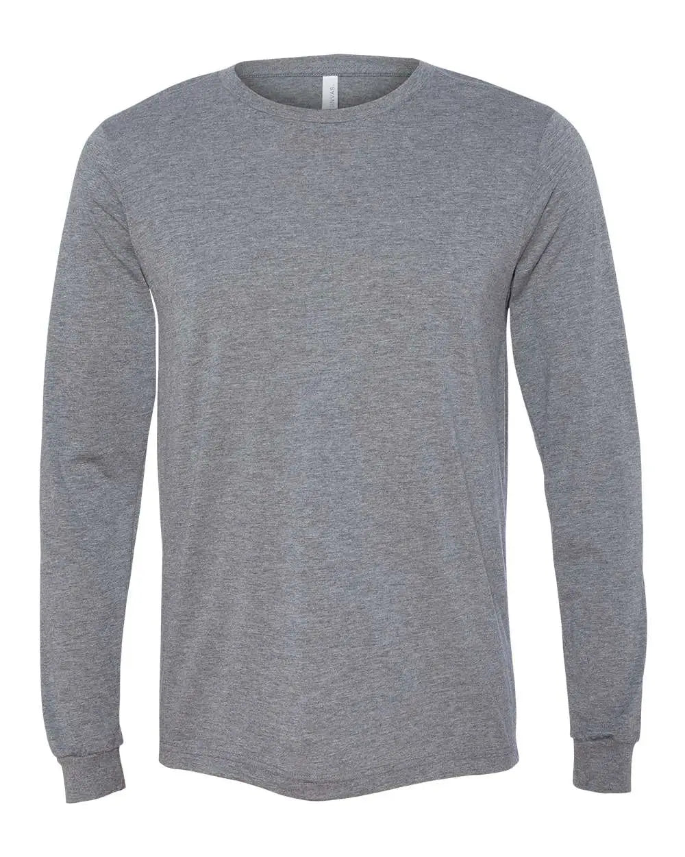 Bella + Canvas 3513 Triblend Long Sleeve Tee - Grey