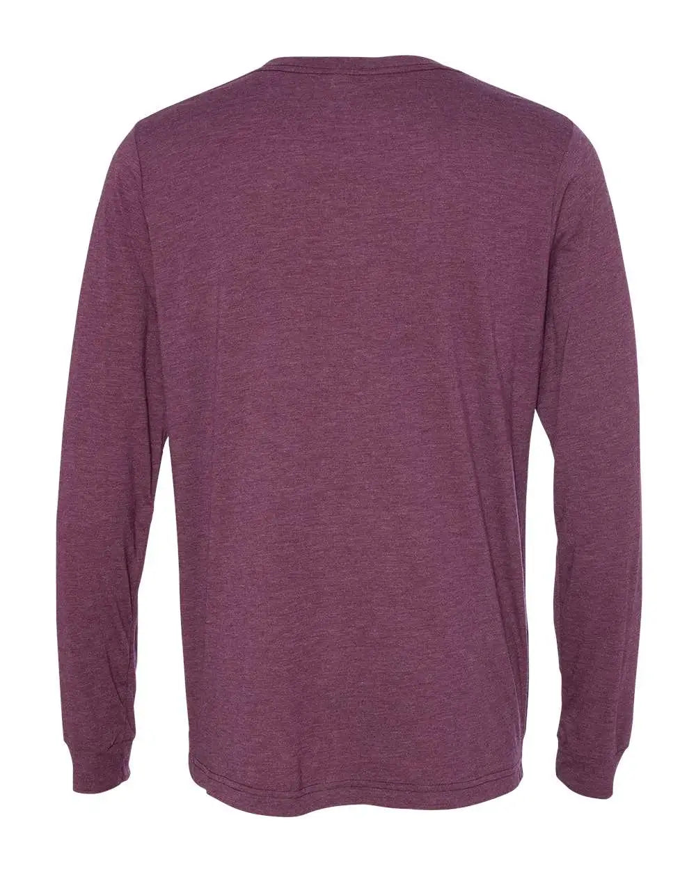 Bella + Canvas 3513 Triblend Long Sleeve Tee - Maroon