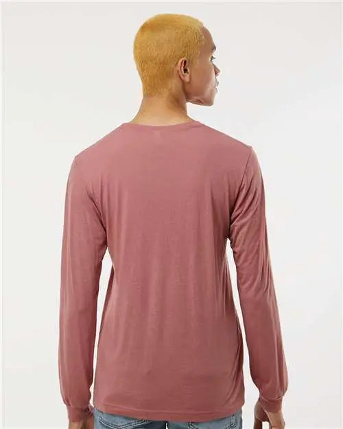 Bella + Canvas 3513 Triblend Long Sleeve Tee - Mauve