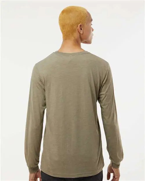 Bella + Canvas 3513 Triblend Long Sleeve Tee - Olive