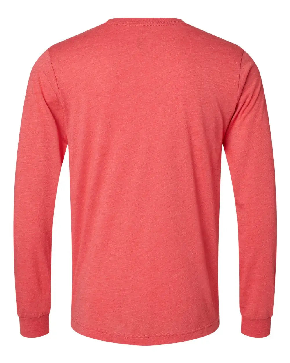 Bella + Canvas 3513 Triblend Long Sleeve Tee - Red - Xs