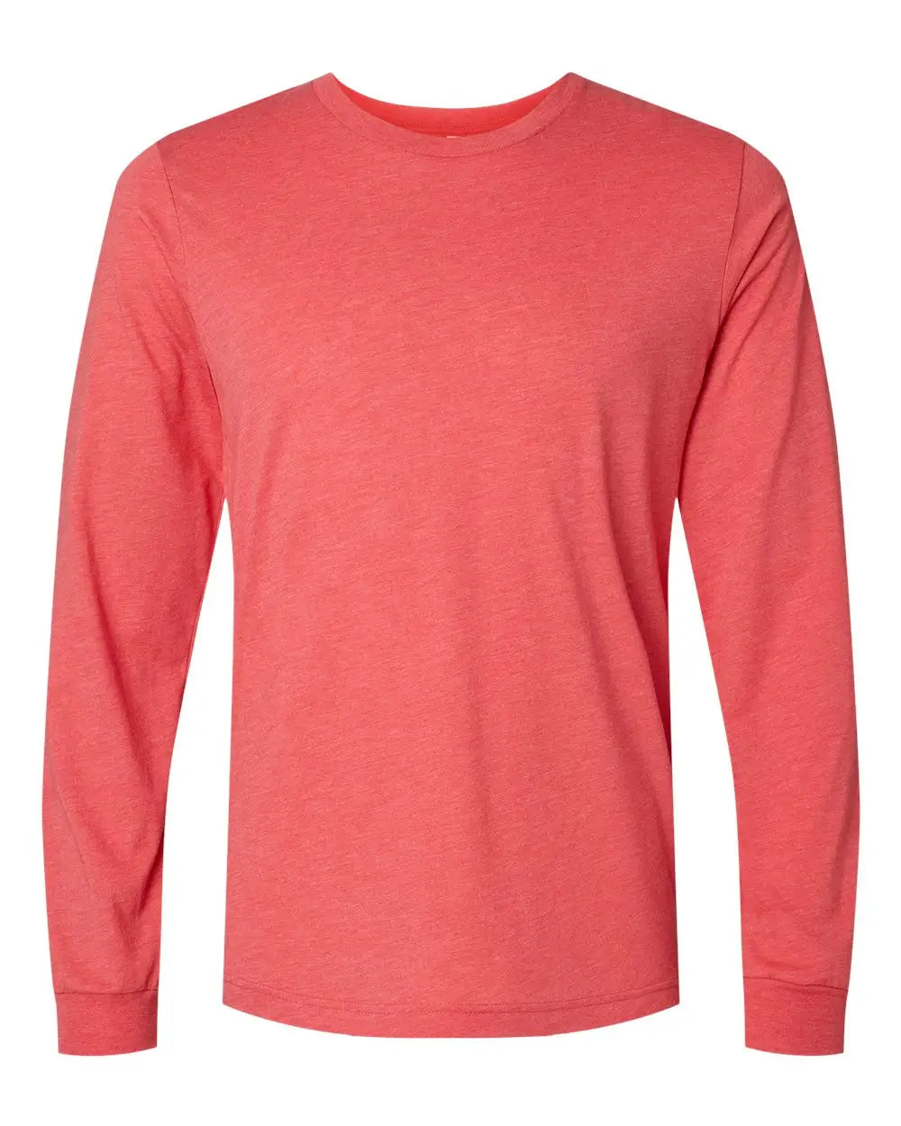 Bella + Canvas 3513 Triblend Long Sleeve Tee - Red - Xs