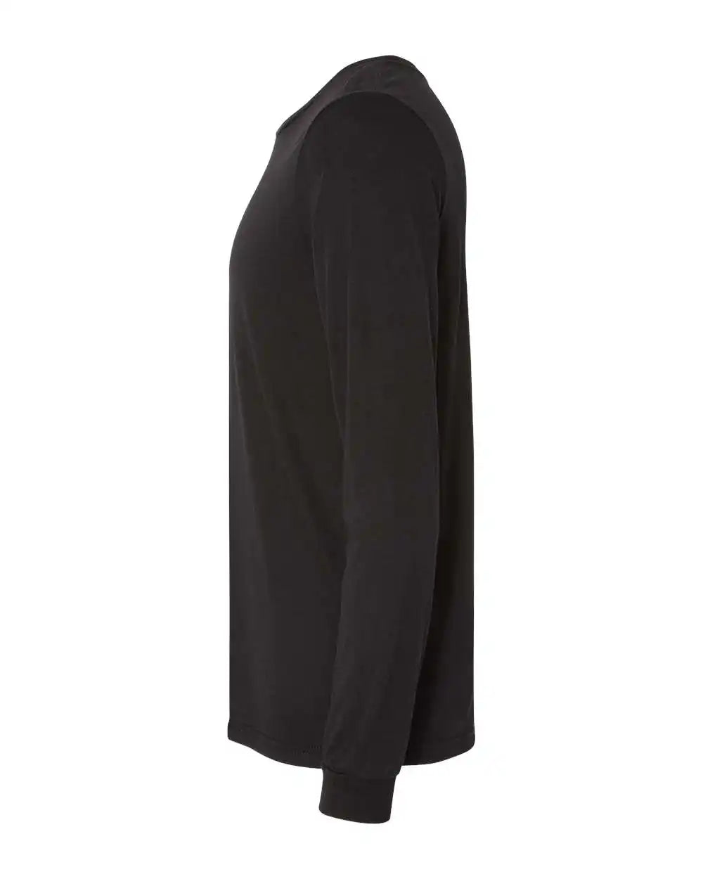 Bella + Canvas 3513 Triblend Long Sleeve Tee - Solid Black