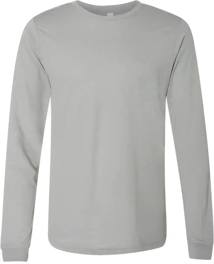 Bella + Canvas 3513 Unisex Triblend Long Sleeve Tee Athletic Gray