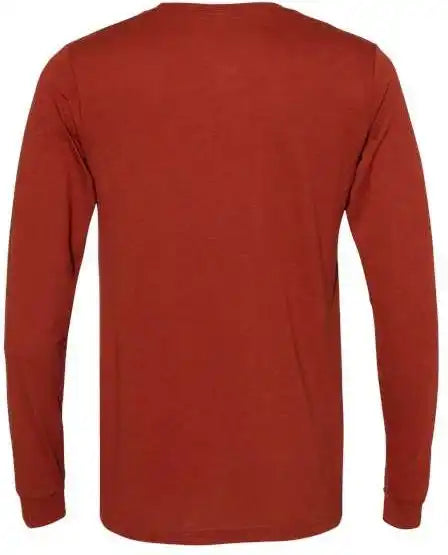 Bella + Canvas 3513 Unisex Triblend Long Sleeve Tee Brick