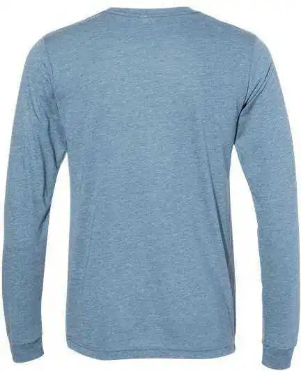 Bella + Canvas 3513 Unisex Triblend Long Sleeve Tee Denim
