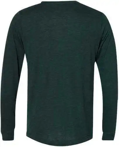 Bella + Canvas 3513 Unisex Triblend Long Sleeve Tee Emerald