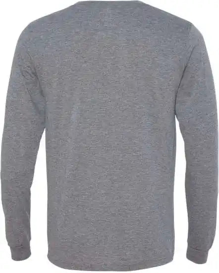 Bella + Canvas 3513 Unisex Triblend Long Sleeve Tee Gray