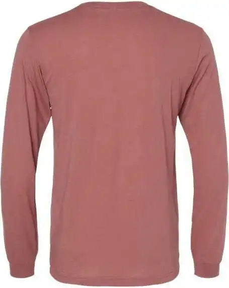 Bella + Canvas 3513 Unisex Triblend Long Sleeve Tee - Mauve