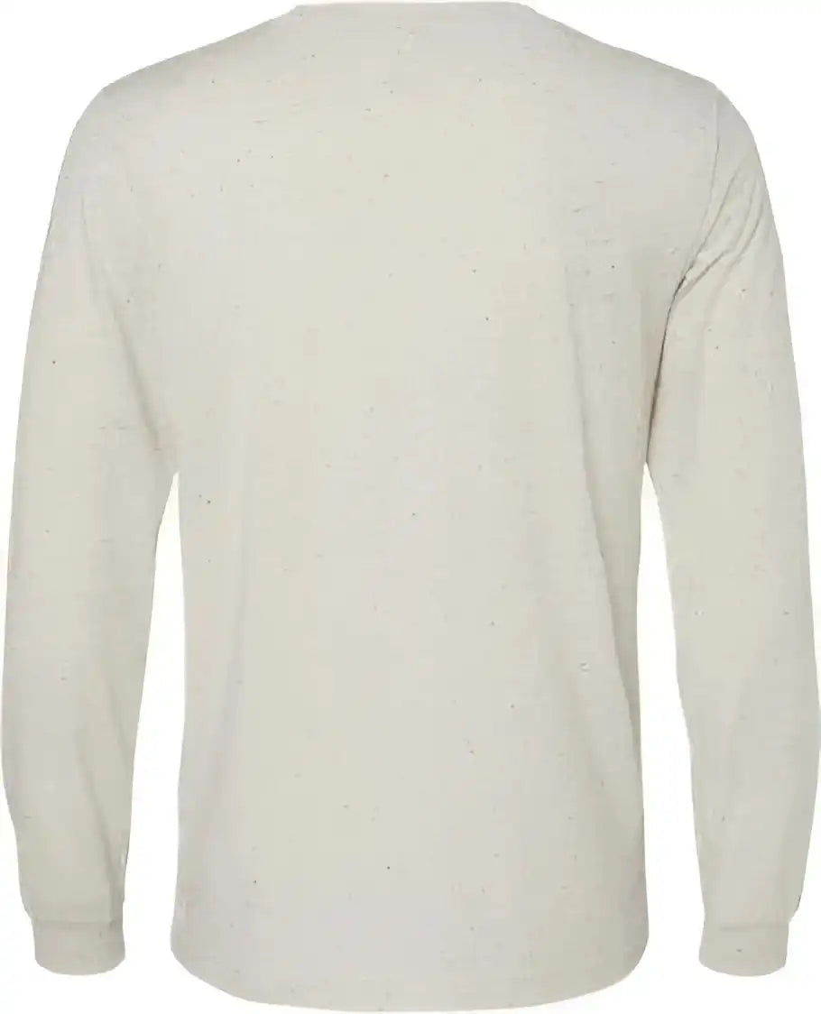Bella + Canvas 3513 Unisex Triblend Long Sleeve Tee - Oatmeal