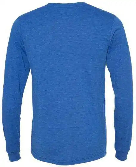 Bella + Canvas 3513 Unisex Triblend Long Sleeve Tee - True Royal