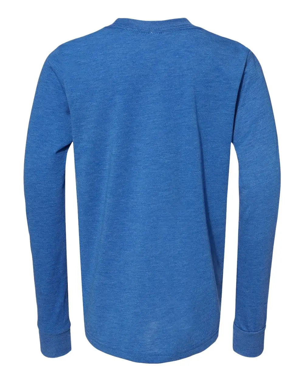 Bella + Canvas 3513y Youth Triblend Long Sleeve Tee - True Royal