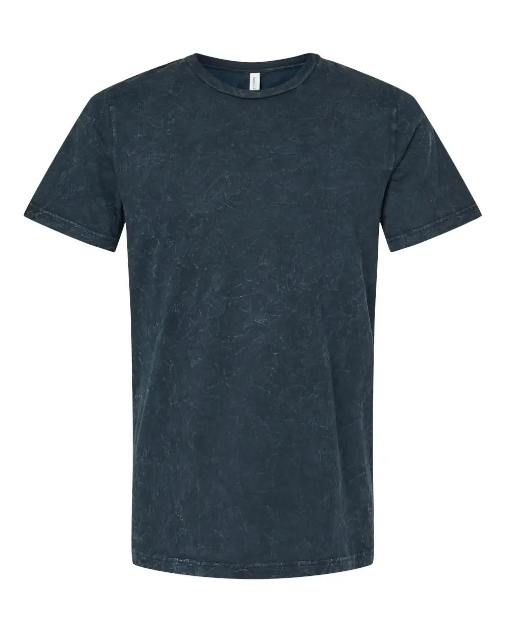 Bella + Canvas 3650 Texture Tee - Black Mineral Wash - Dark Gray / s