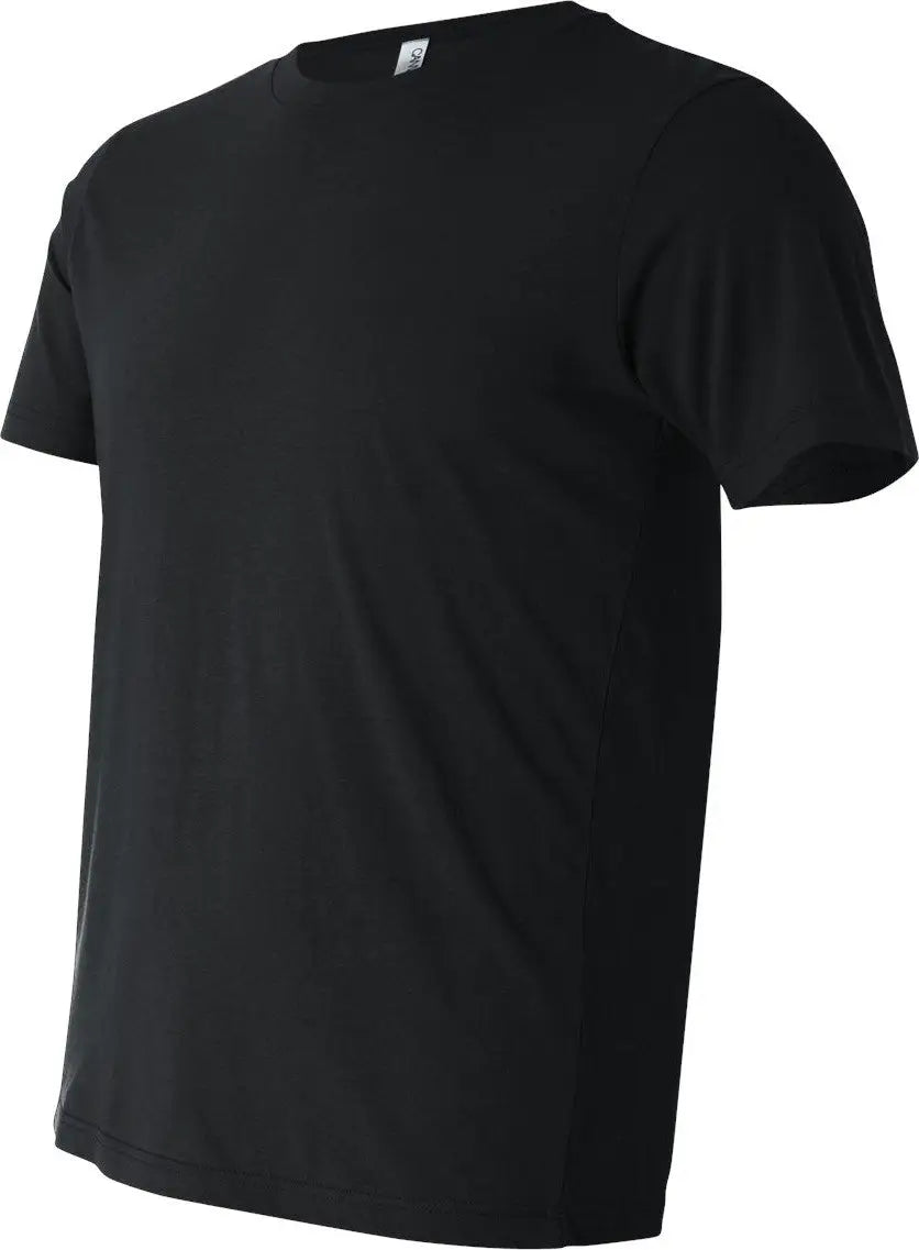 Bella + Canvas 3650 Texture Tee - Black - Xs
