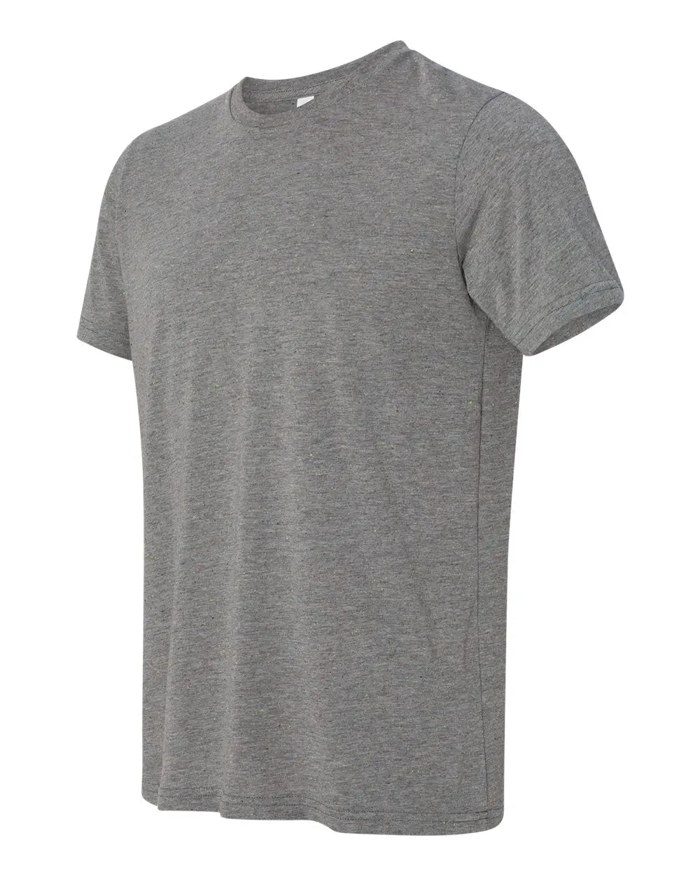 Bella + Canvas 3650 Texture Tee - Deep Heather Speckled - Dark Gray / Xs