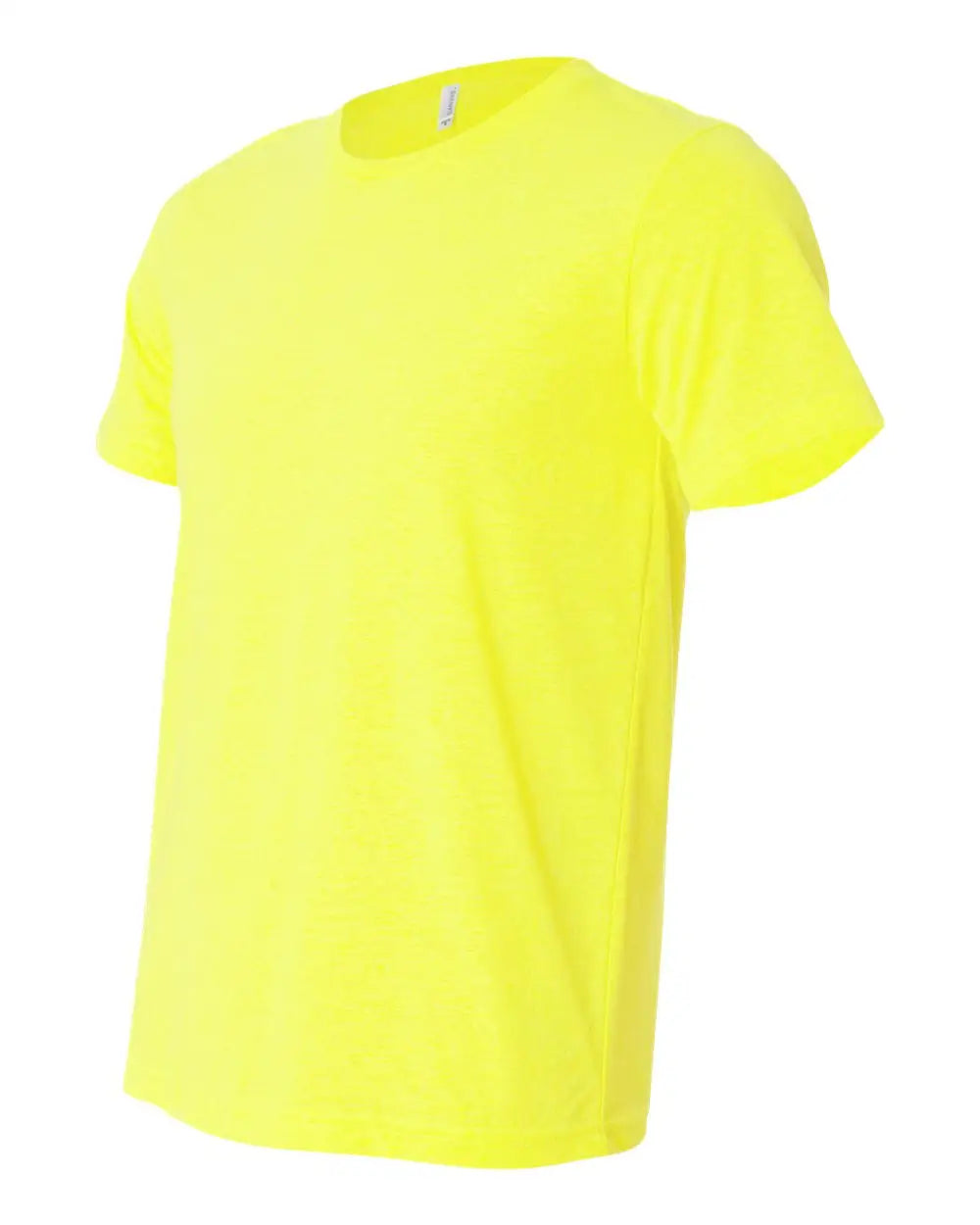 Bella + Canvas 3650 Texture Tee - Neon Yellow - Xs