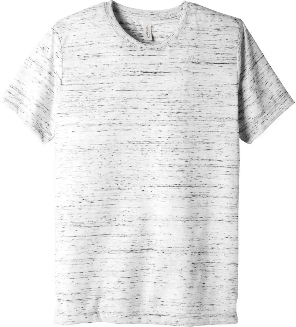 Bella + Canvas 3650 Unisex Poly-cotton Short Sleeve Tee - White Marble
