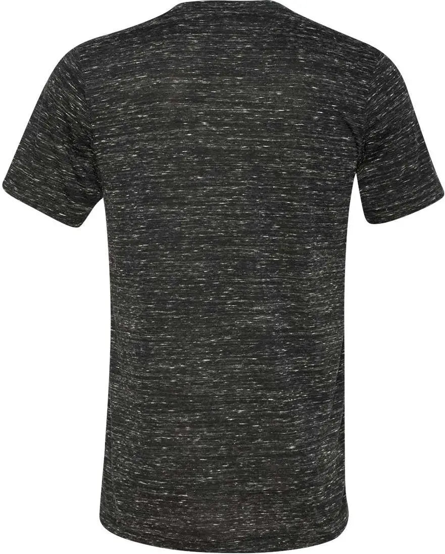 Bella + Canvas 3655c Textured Jersey V-neck Tee - 3655 - Black Marble
