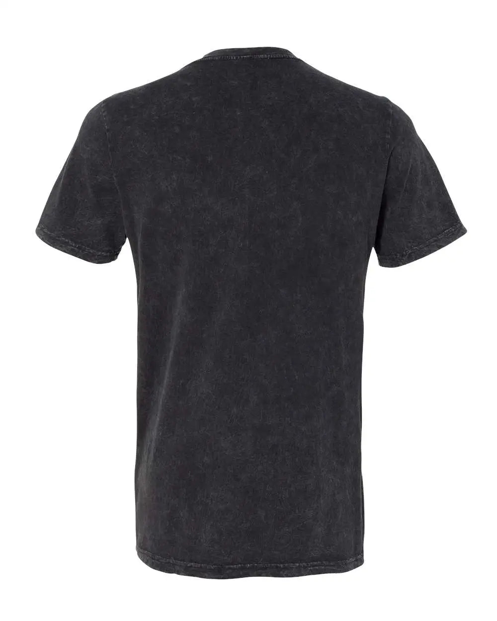Bella + Canvas 3655c Textured Jersey V-neck Tee - 3655 - Black Mineral Wash
