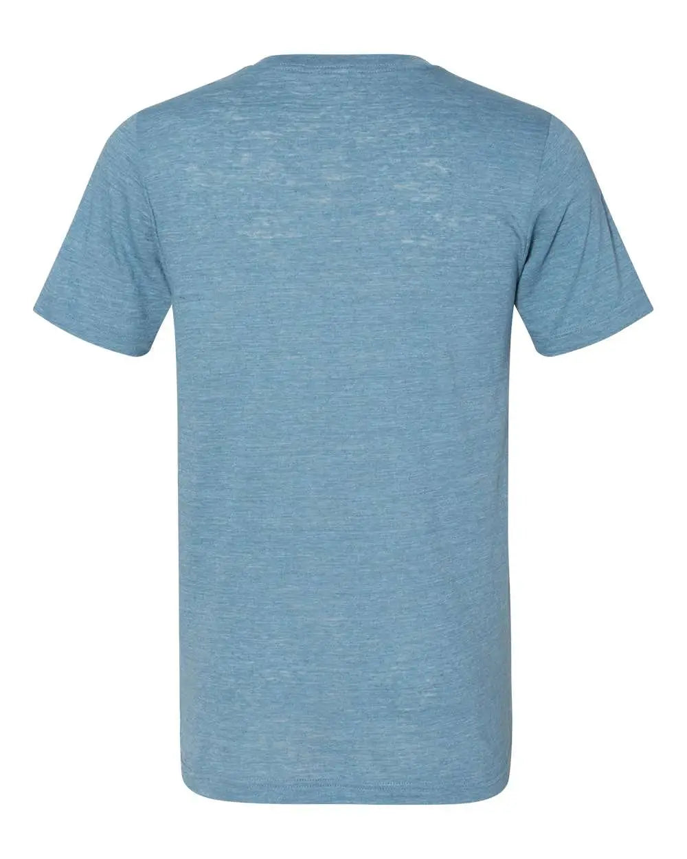 Bella + Canvas 3655c Textured Jersey V-neck Tee - 3655 - Denim Slub